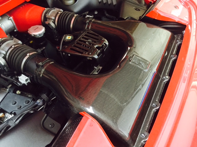 Boite à air Ferrari 458 Italia Spider Carbone